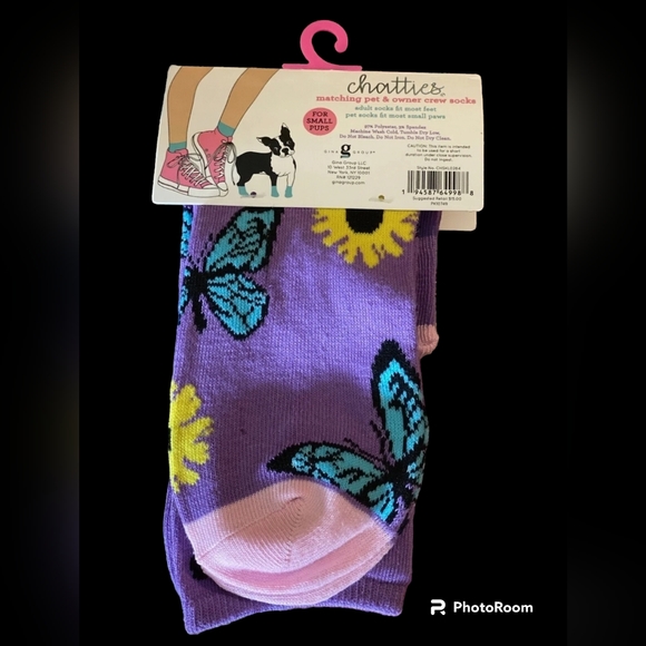 🆕️Chatties Matching Sock Set For Pet & Owner (for Small Puppies) - Picture 3 of 5
